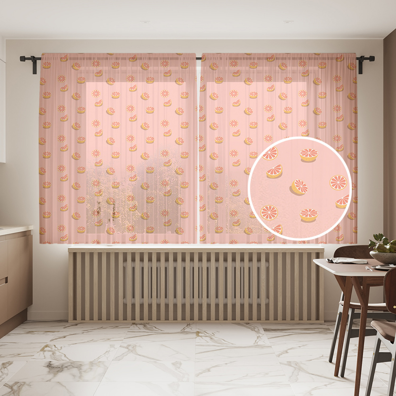 

Шторы и тюль tul_80572_145x180 Дольки апельсина JoyArty, Дольки апельсина