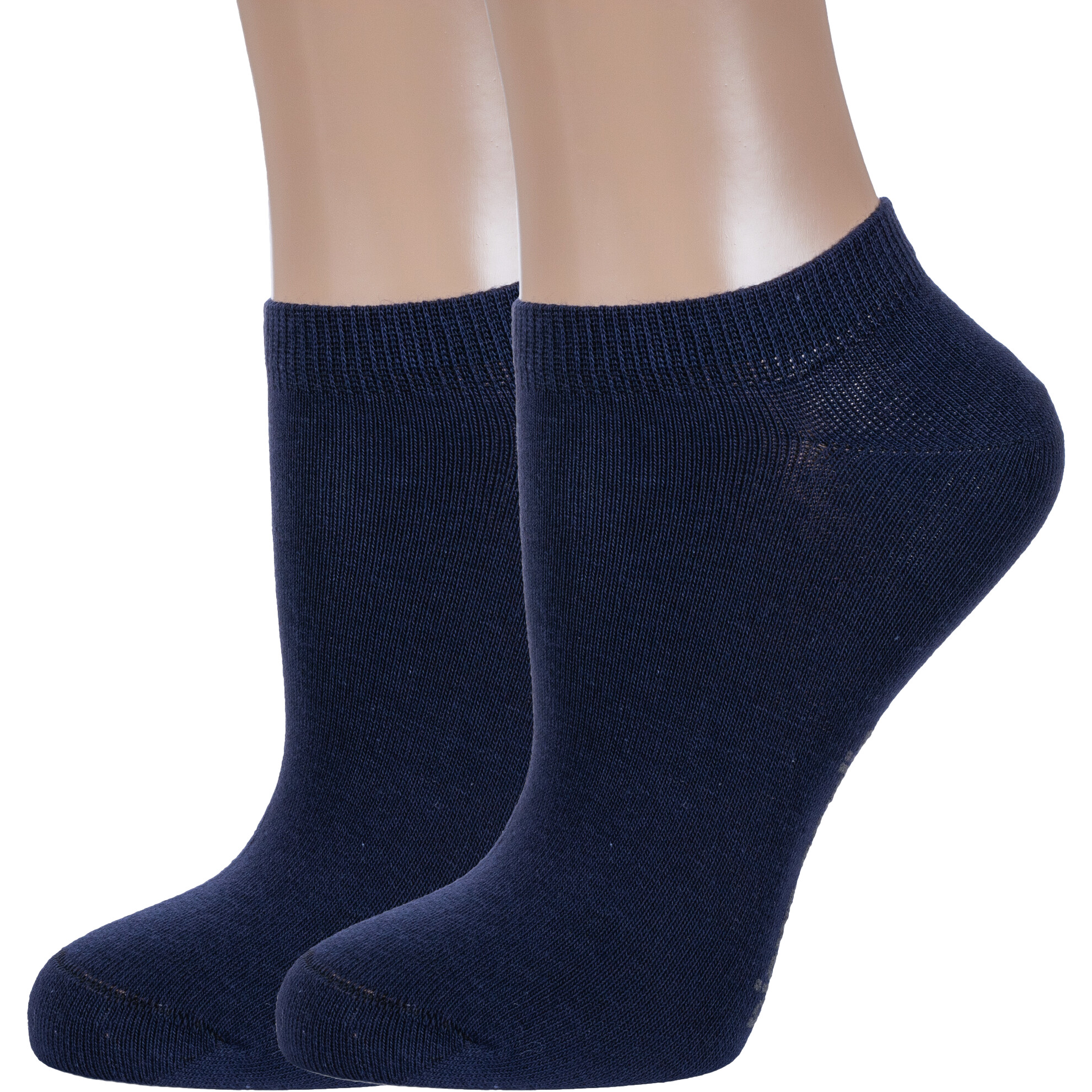 Комплект носков женских Борисоглебский трикотаж 2-6С73 синих 23-25, 2 пары