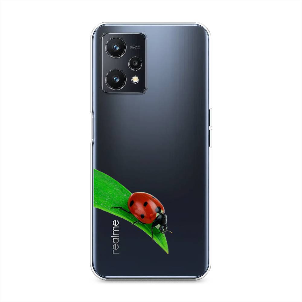 

Силиконовый чехол "На счастье" на Realme 9 5G, Зеленый;красный;прозрачный