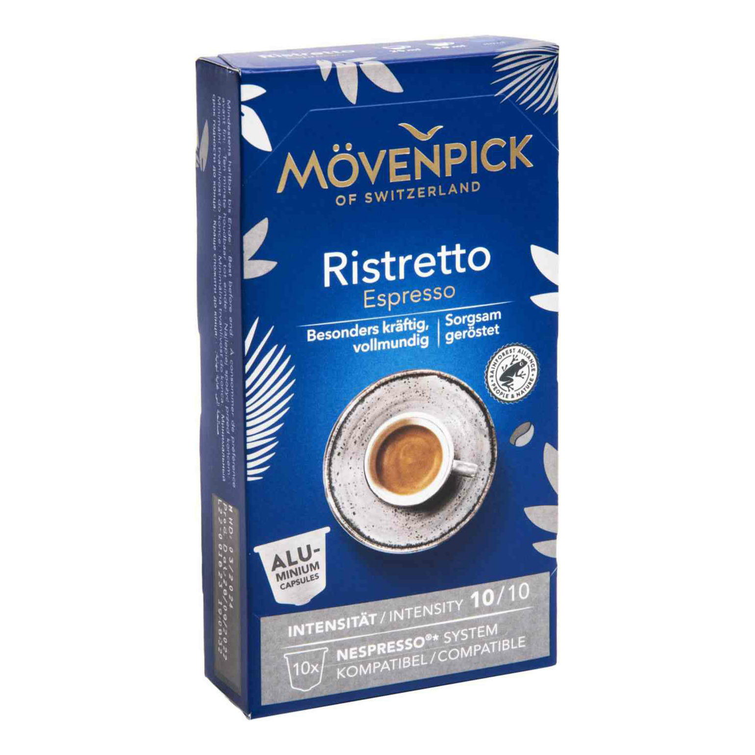 Кофе Movenpick Ristretto Espresso в капсулах 10 шт