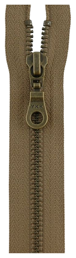 

Застежка-молния YKK 0503311/75, 563 светло-коричневый тип 5 (5,75мм), разъемная, 75см