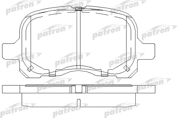 

Тормозные колодки PATRON дисковые PBP1458