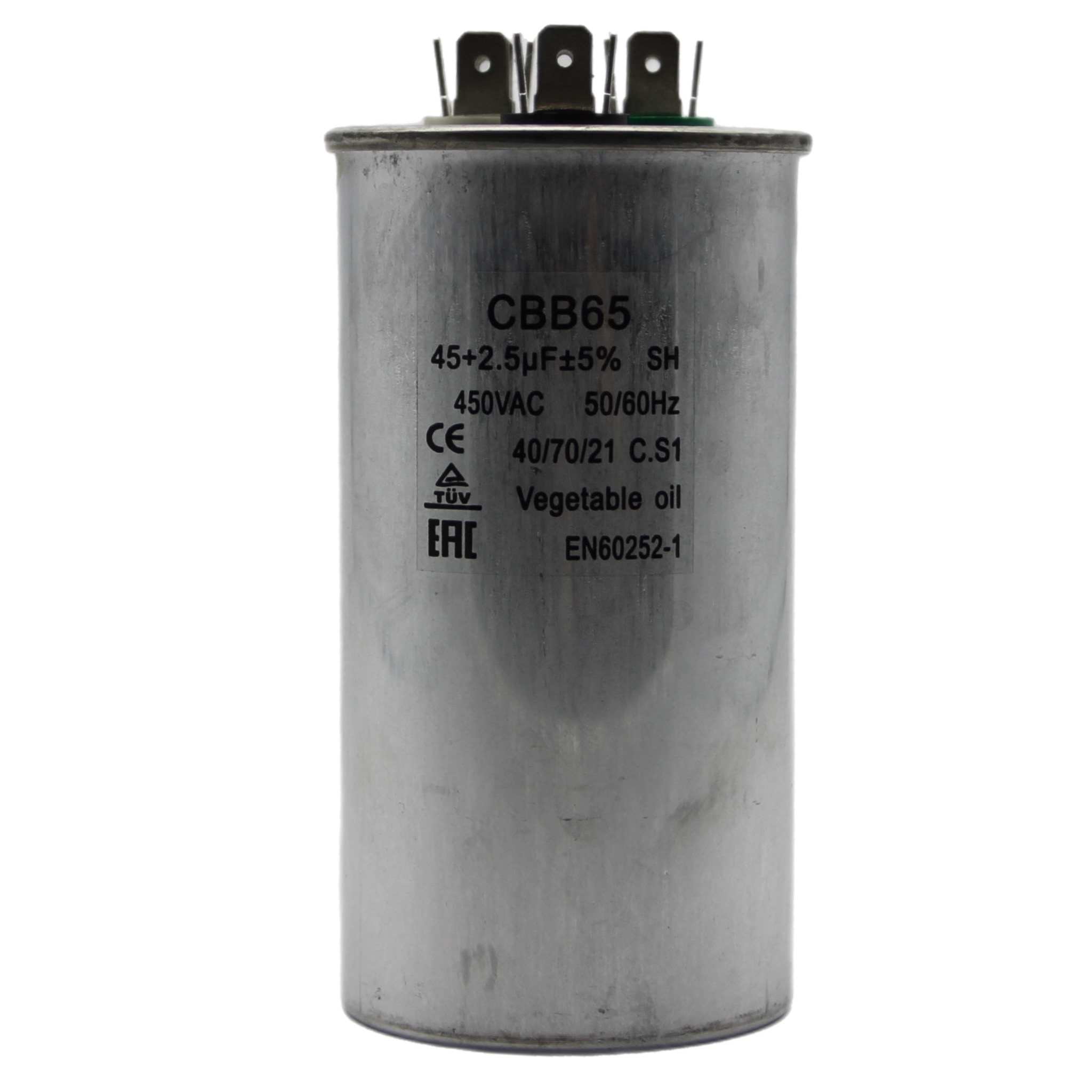 Конденсатор OEM CBB65 - 45 +2,5 MFD 440V конденсатор для холодильника oem cbb65 15 mfd