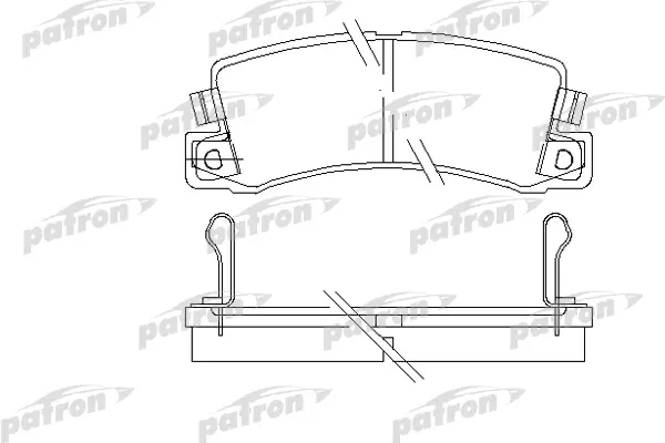 

Тормозные колодки PATRON дисковые PBP478