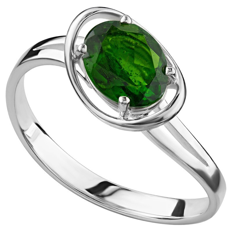 

Кольцо из серебра с диопсидом р. LAZURIT-ONLINE 817301, 817301