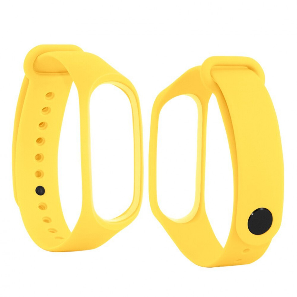 

Ремешок для Xiaomi Mi Band 7 силиконовый желтый