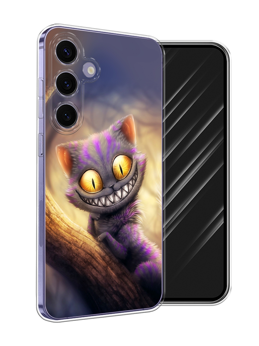 

Чехол Awog на Samsung Galaxy S24 Plus "Cheshire Cat", Фиолетовый;желтый, 2109150-1