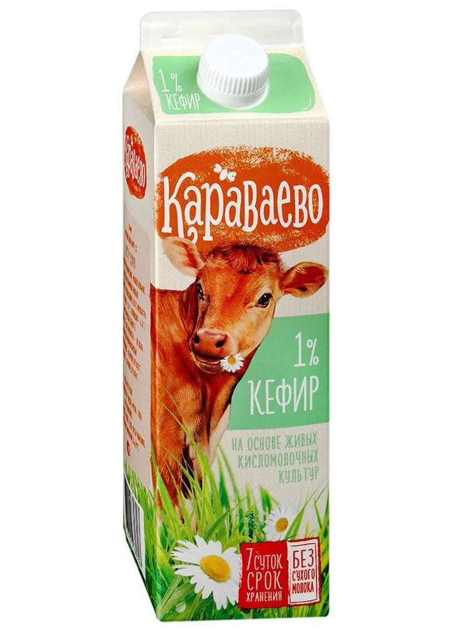 

Кефир Караваево 1% 930 мл
