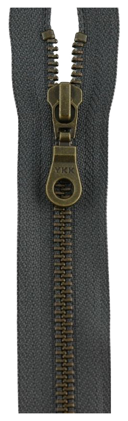 

Застежка-молния YKK 0503311/70, 182 серый асфальт тип 5 (5,75мм), разъемная, 70см