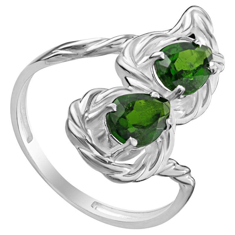 

Кольцо из серебра с диопсидом р., LAZURIT-ONLINE 817001, 817001
