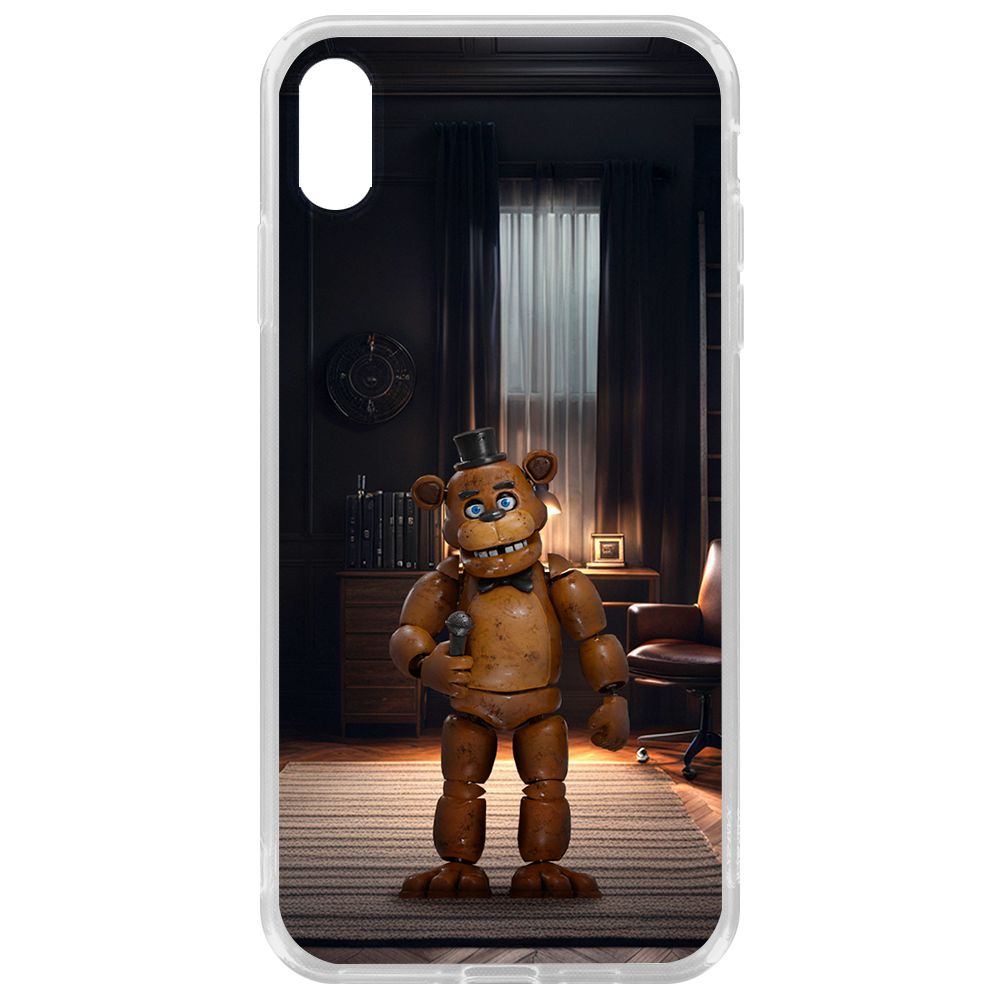 

Чехол-накладка Krutoff Clear Case ФНАФ - Медведь Фредди для iPhone XS Max, Прозрачный