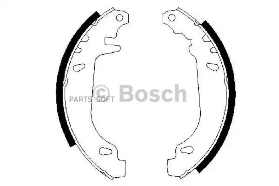 

BOSCH 0986487272 К-т бараб. тормоз. колодок