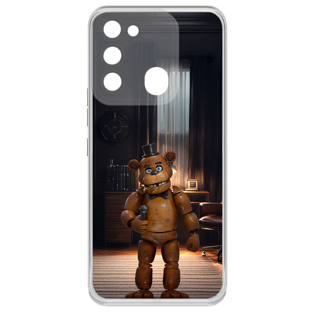 

Чехол-накладка Krutoff Clear Case ФНАФ - Медведь Фредди для TECNO Spark Go 2022, Прозрачный