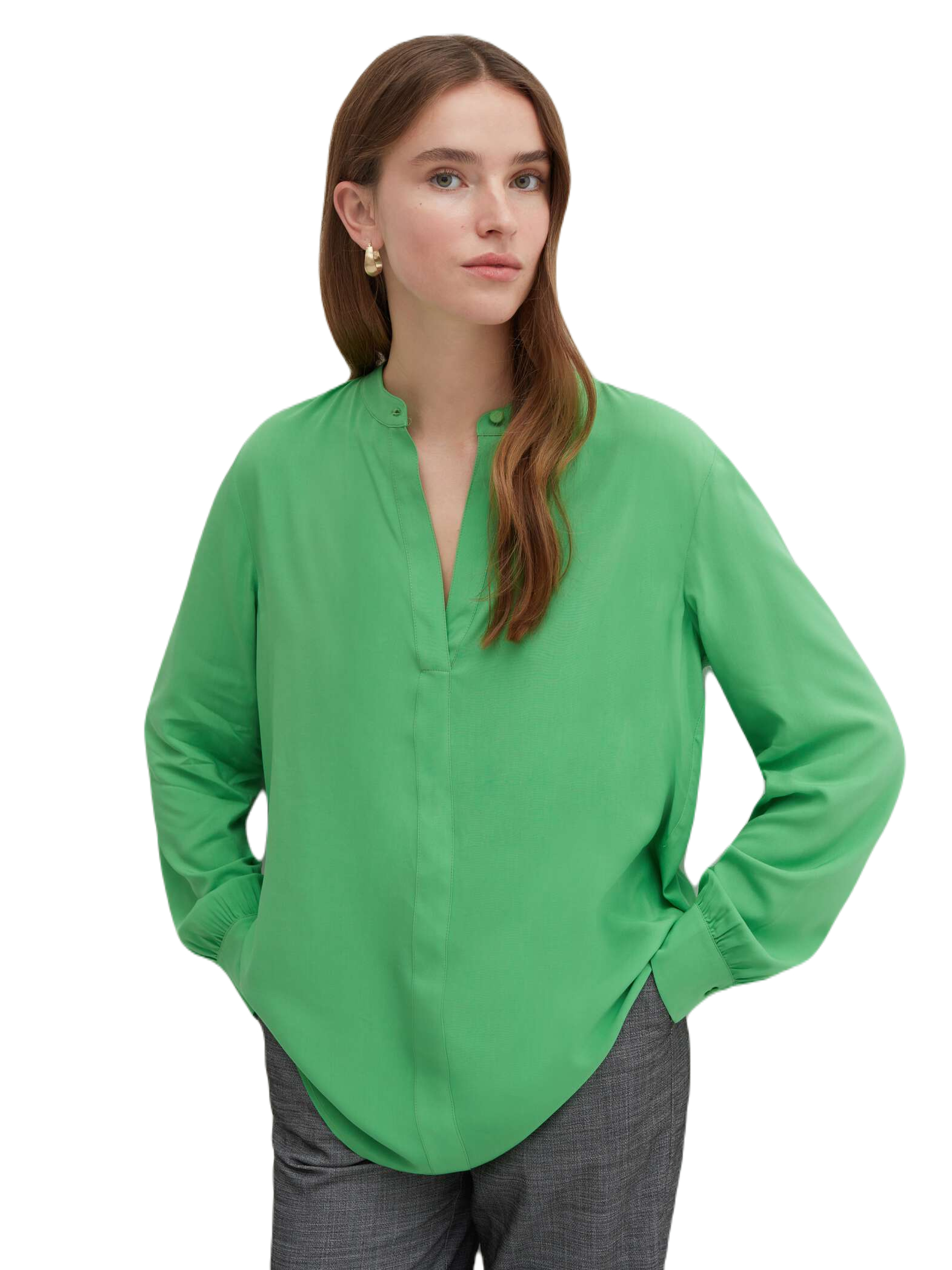 фото Блузка stefanel для женщин, размер 48, зеленый, 3544109.3544121