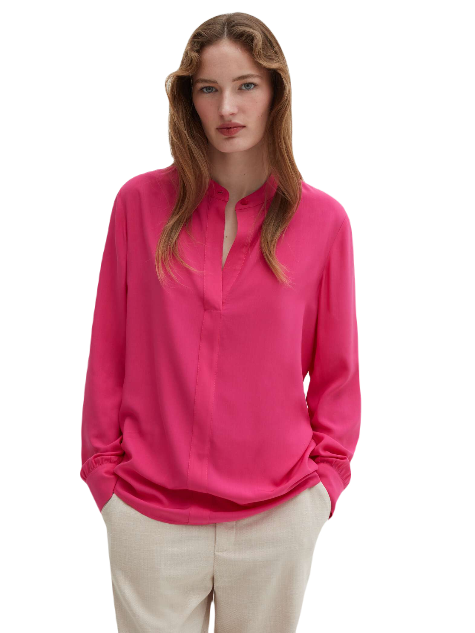 Блузка Stefanel для женщин, размер 46, розовый, 3544109.3544115