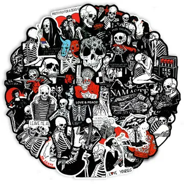 

Набор наклеек Sticker Bombing "Черепа" 50 штук