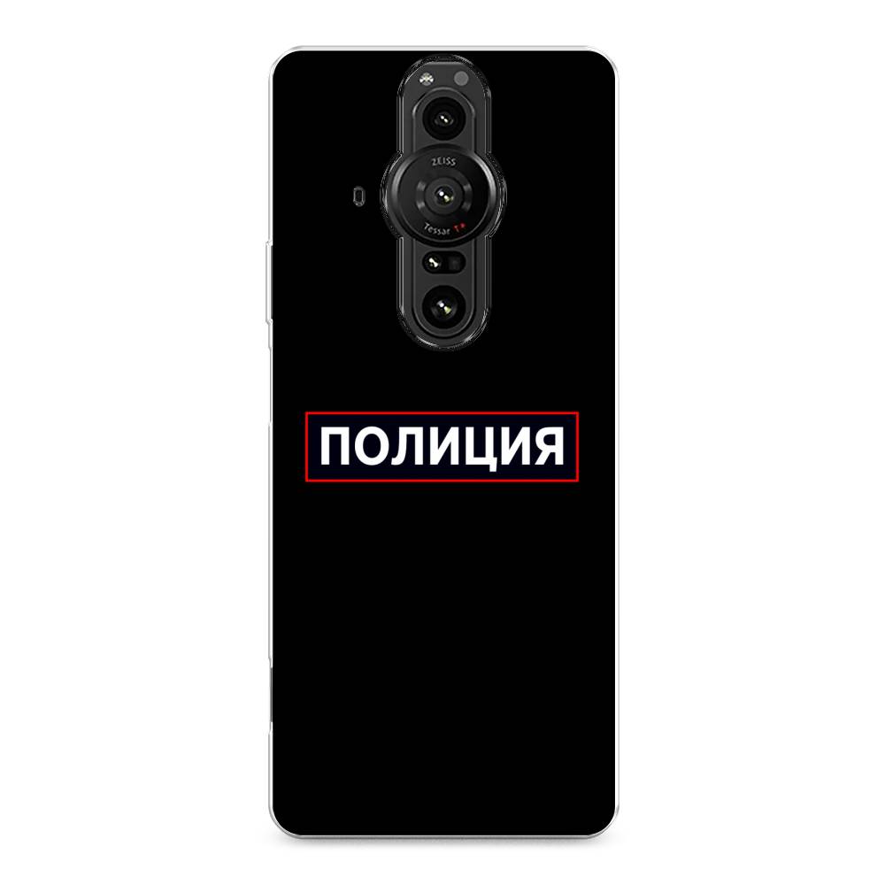 

Чехол Awog на Sony Xperia Pro-I "Police logo", Разноцветный, 55050-5