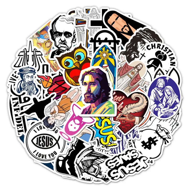 

Набор наклеек Sticker Bombing "Религиозные" 50 штук, религия