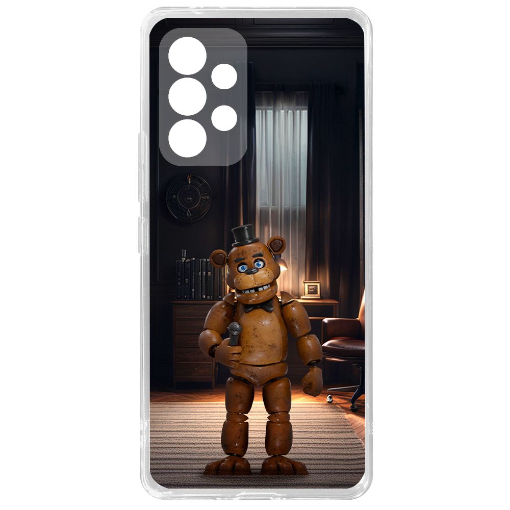 

Чехол-накладка Krutoff Clear Case ФНАФ - Медведь Фредди для Samsung Galaxy A53 5G (A536), Прозрачный