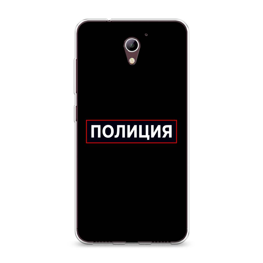 фото Чехол awog "police logo" для zte blade a510