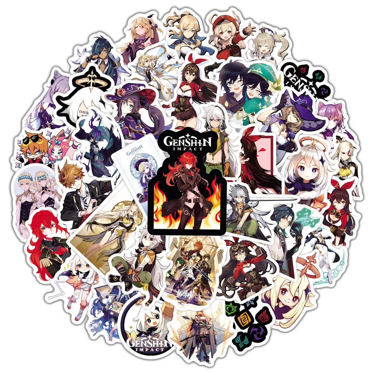 

Набор наклеек Sticker Bombing "Genshin Impact" 30 штук, геншин