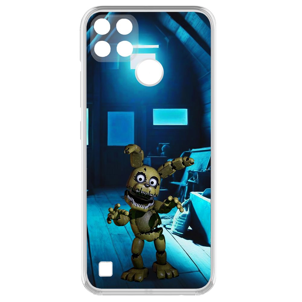 

Чехол-накладка Krutoff Clear Case ФНАФ - Плюштрап для Realme C25Y, Прозрачный