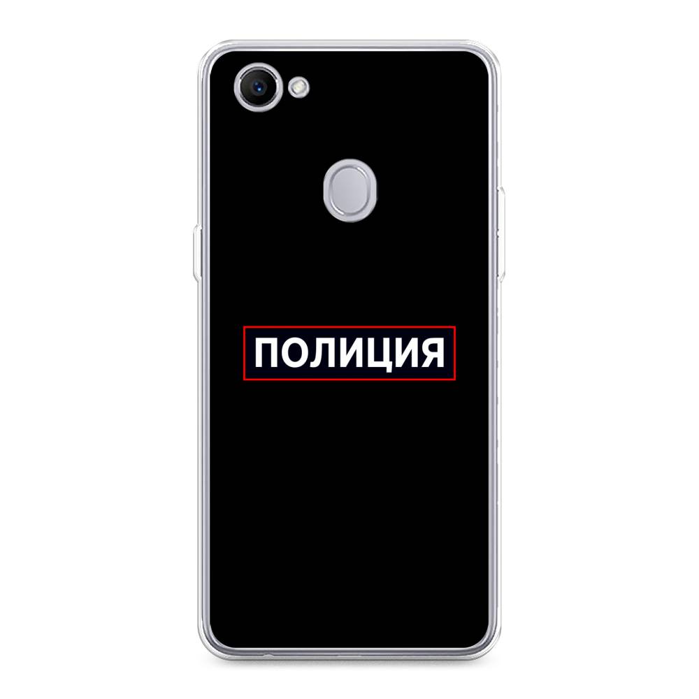 

Чехол Awog на Oppo F7 "Police logo", Разноцветный, 250350-5