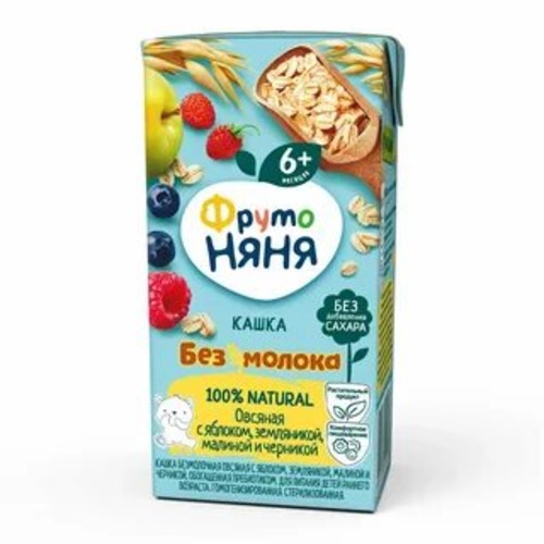 Каши молочные и безмолочные для детей ФрутоНяня перед игрой