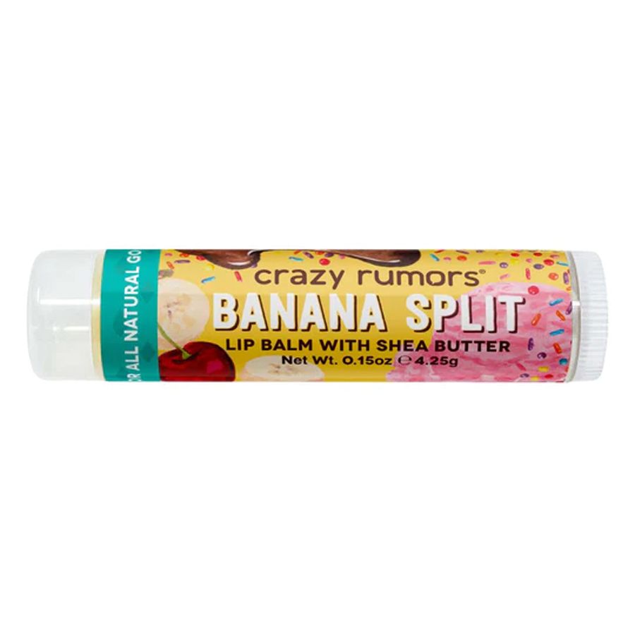 фото Бальзам для губ crazy rumors banana split lip balm, 4.25 г