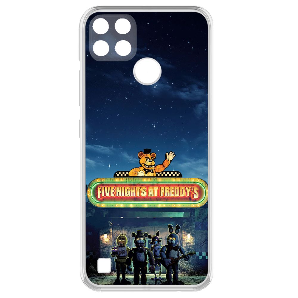 

Чехол-накладка Krutoff Clear Case ФНАФ - Банда вместе для Realme C25Y, Прозрачный