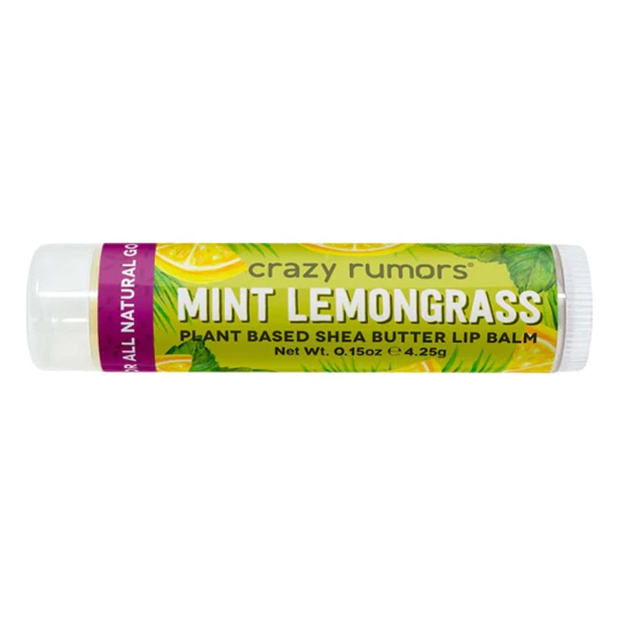 

Бальзам для губ Crazy Rumors Mint Lemongrass Lip Balm, 4.25 г, Mint Lemongrass Lip Balm