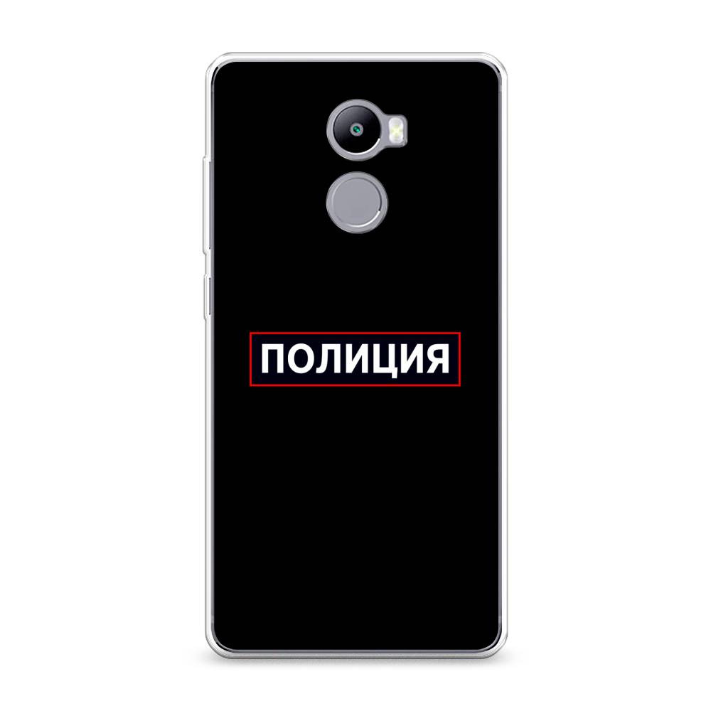 

Чехол Awog на Xiaomi Redmi 4 "Police logo", Разноцветный, 31150-5