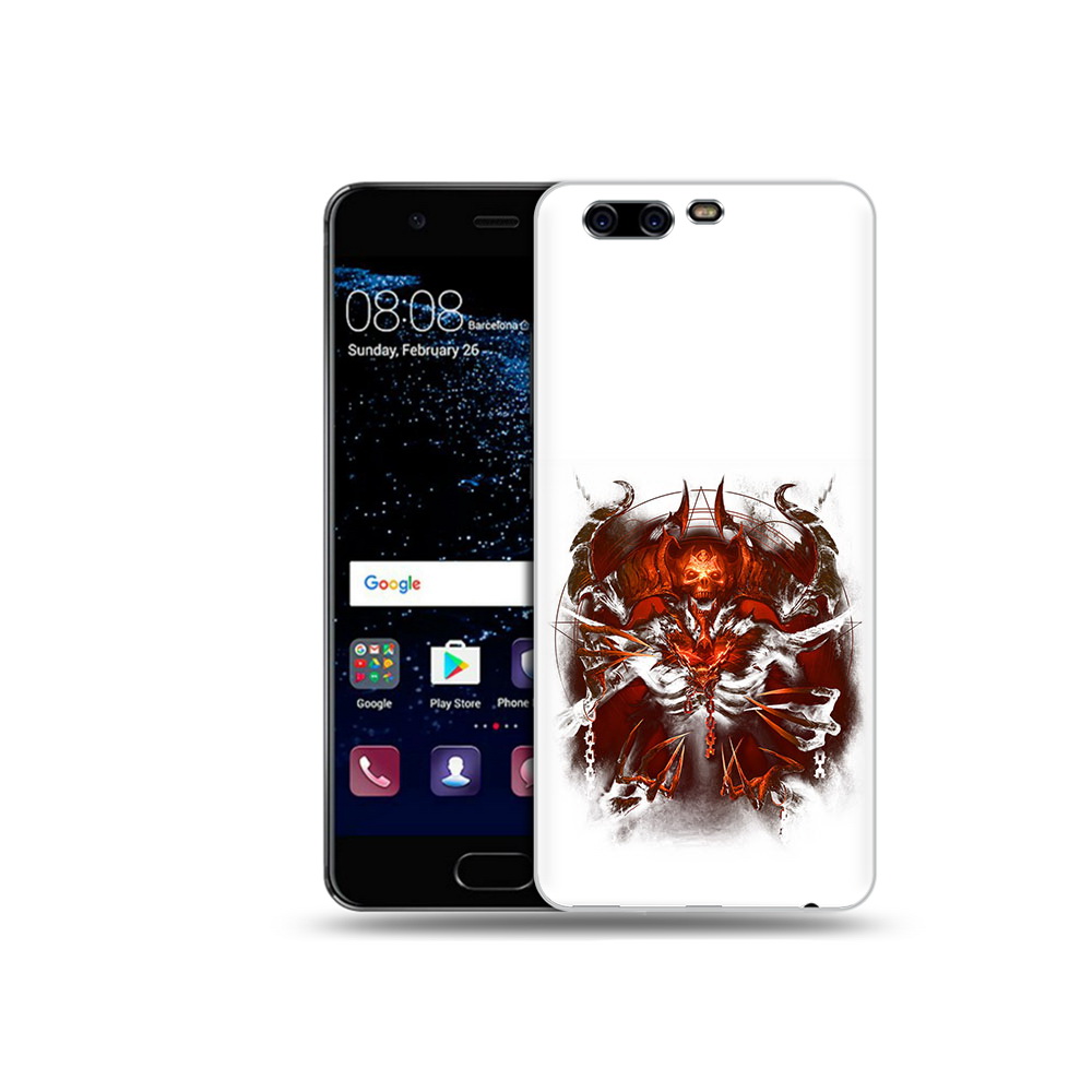 

Чехол MyPads Tocco для Huawei P10 Plus яркий демон (PT60941.40.708), Прозрачный, Tocco