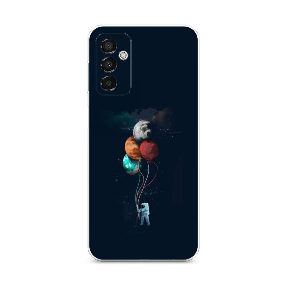 

Чехол на Samsung Galaxy M23 5G "Космонавт с шариками", Разноцветный, 2105550-4
