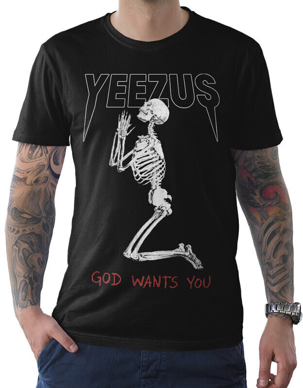 

Футболка мужская Dream Shirts Канье Уэст - Yeezus 10010622 черная XS, Канье Уэст - Yeezus 10010622