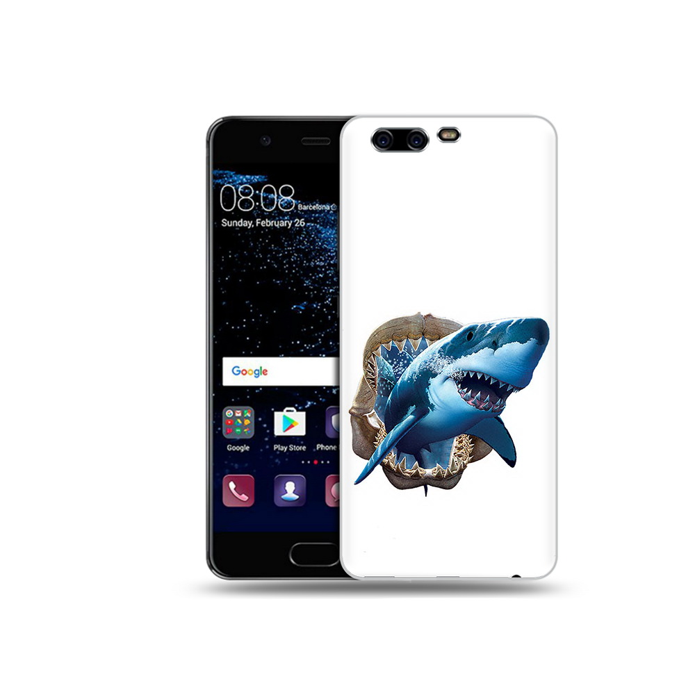 

Чехол MyPads Tocco для Huawei P10 Plus челюсти (PT60941.40.675), Прозрачный, Tocco