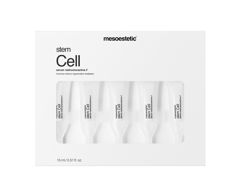 фото Ультраконцентрированная сыворотка mesoestetic stem cell serum restructuractive 5х3 мл