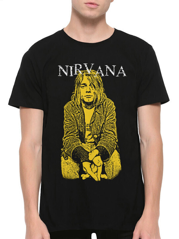 

Футболка мужская Dream Shirts Nirvana - Курт Кобейн 10010602 черная XS, Nirvana - Курт Кобейн 10010602