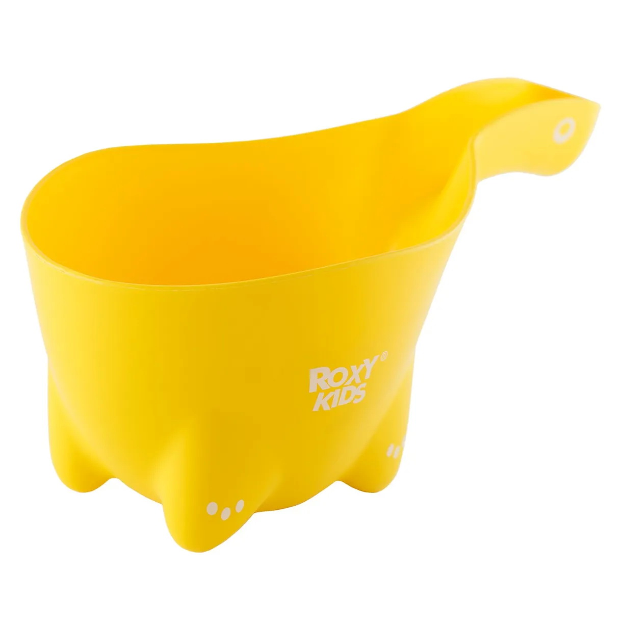 Ковшик для купания Roxy-Kids Dino Scoop Лимонный ковшик для купания roxy kids dino scoop коралловый
