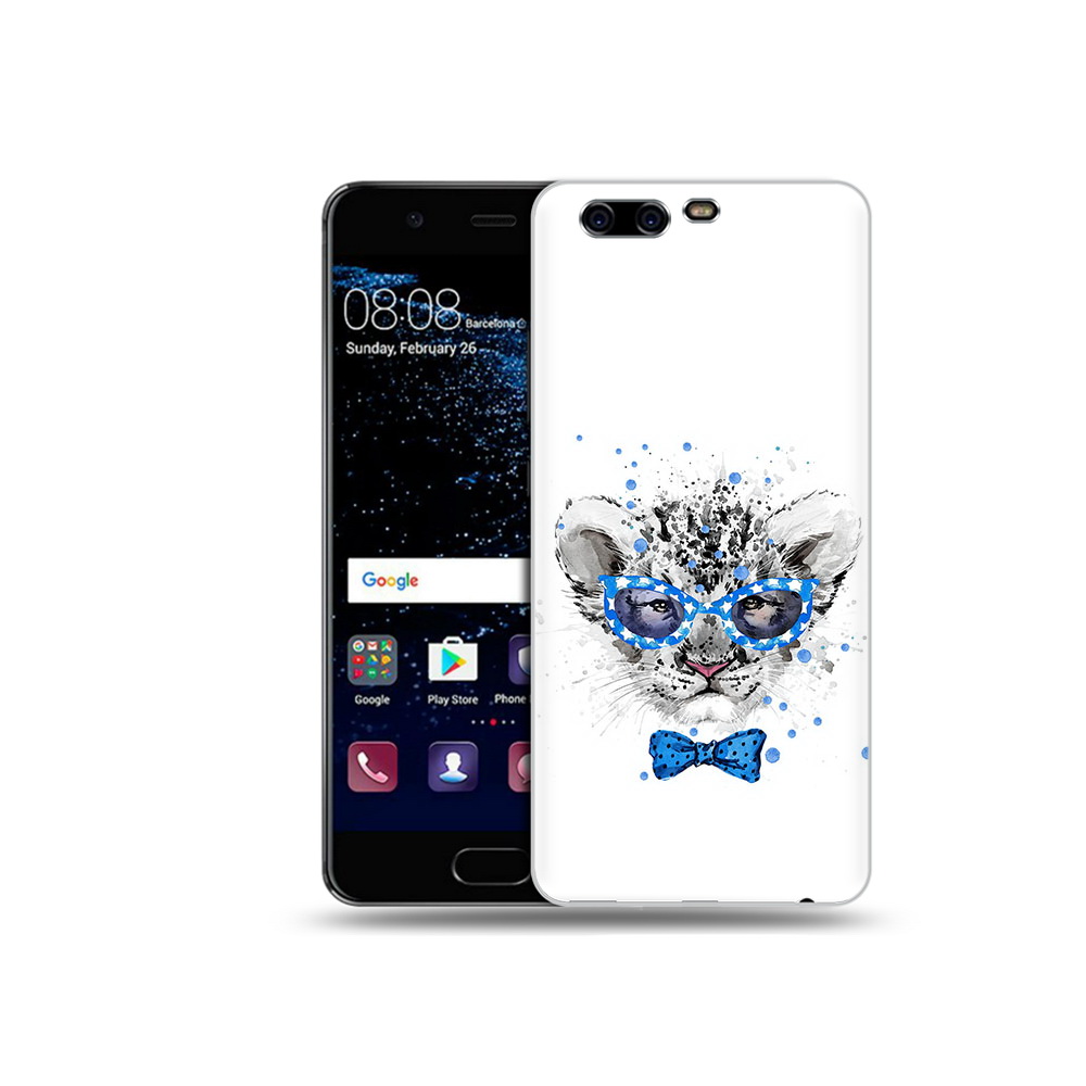 Чехол MyPads Tocco для Huawei P10 Plus тигренок с бабочкой (PT60941.40.642)