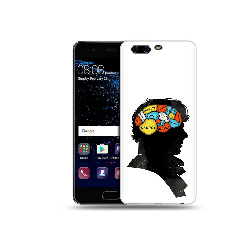 Чехол MyPads Tocco для Huawei P10 Plus темный рисунок (PT60941.40.640)