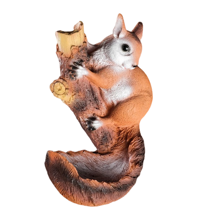 

Подвесной декор "Белка на ветке" 19х26см, Оранжевый