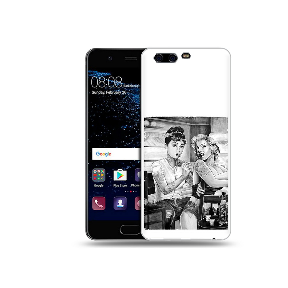 

Чехол MyPads Tocco для Huawei P10 Plus тату мастер (PT60941.40.637), Прозрачный, Tocco