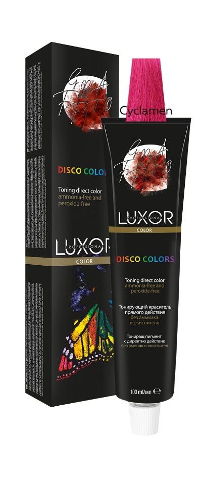 Тонирующий краситель без аммиака и окислителя Luxor Professional Цикламен тонирующий краситель nirvel blond u м 45 персик 60 мл