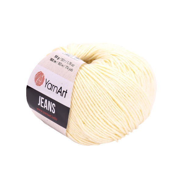 

Пряжа YarnArt 929 Jeans 86 желтый, Jeans