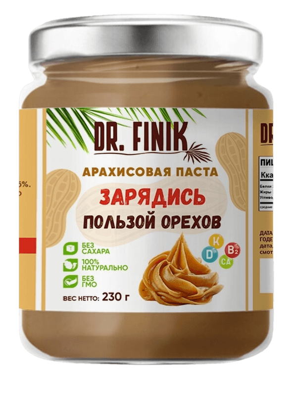 Паста Dr.Finik арахисовая 230 г