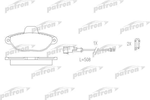 

Тормозные колодки PATRON дисковые PBP925