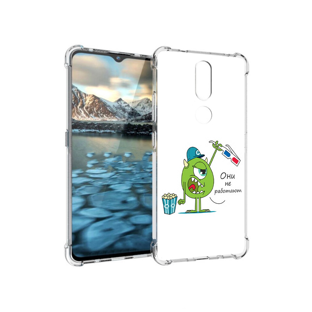 

Чехол MyPads Tocco для Nokia 2.4 Очки не работают (PT227049.107.129), Прозрачный, Tocco