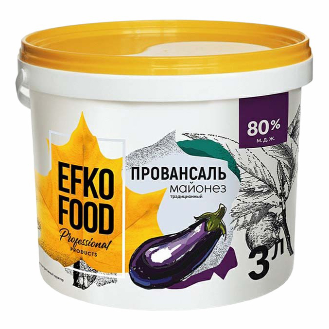 Майонез Efko Food Провансаль 78% 3 л