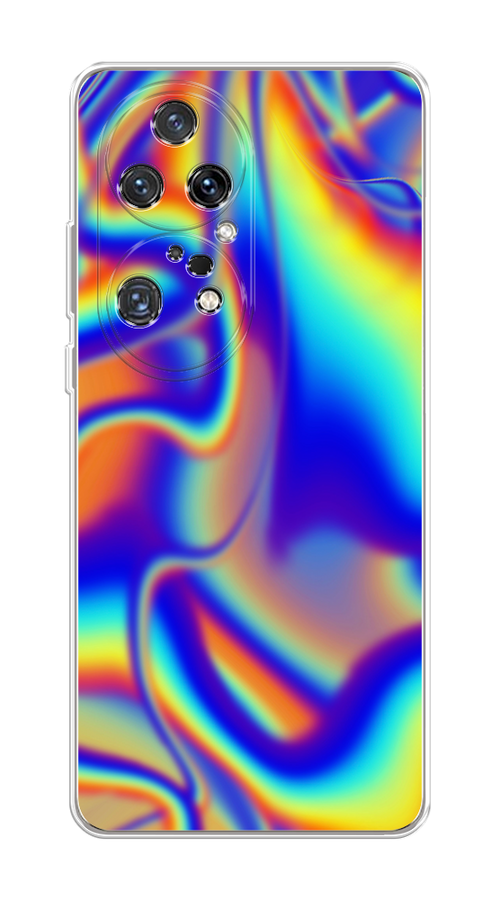 

Чехол на Huawei P50 Pro "Яркая голограмма", Разноцветный, 6105050-3